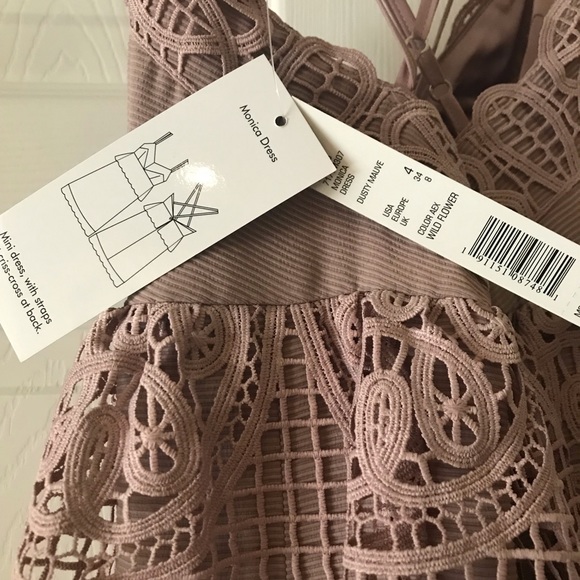 Dusty mauve Gianni Bini dress (style name: Monica) - Picture 3 of 6